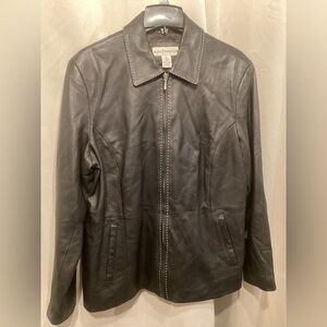 Women's Black Leather Jacket